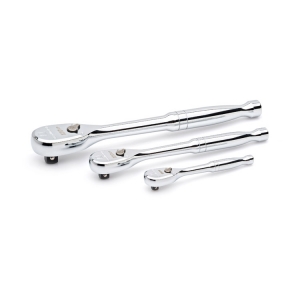 GearWrench 81206 Ratchet Set Fully Polished 3 Pieces